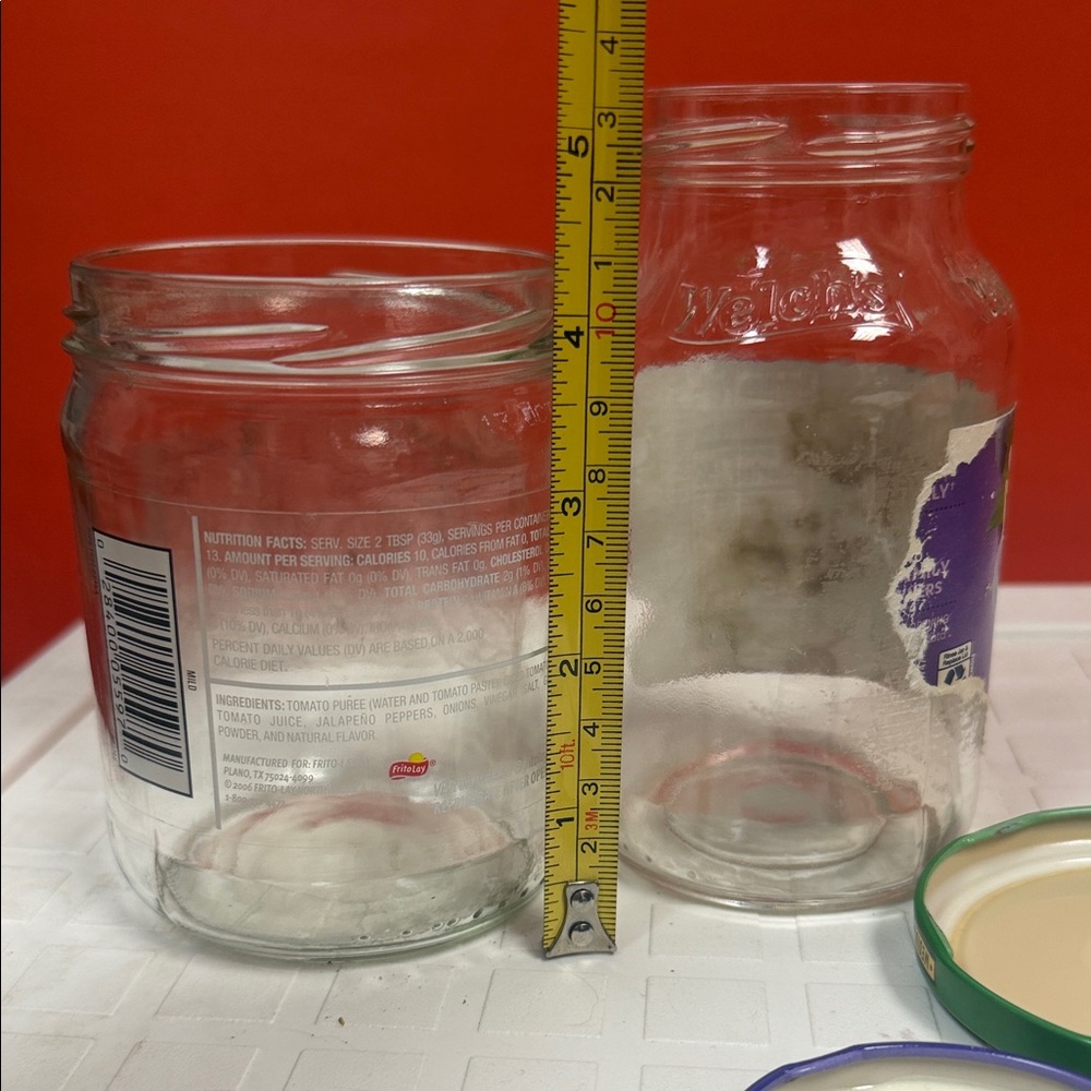 Assorted Glass Jars with Multi-Color Lids - Picture 12 of 12